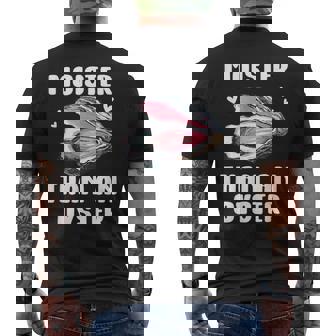 Moister Than An Oyster Meme I'm Moister Than An Oyster メンズTシャツ バックプリント - Kawaiitshirt