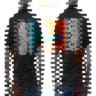 Mollusk Retro Marine Biologist Sea Slug Aquarist Nudibranch Tank Top Men's Back Print T-Shirt | Mazezy