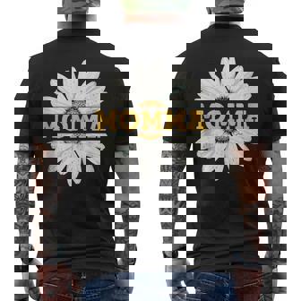 Momma Floral Chamomile Mother's Day Momma Tank Top Men's Back Print T-Shirt | Mazezy