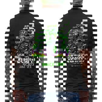 Monster Truck 5Th Birthday Boy Crushing It Since 2021 Men's T-shirt Back Print | Seseable FR