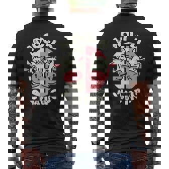 Mood Swing Cow Pun Animal Humor Farm Style Life Men's Back Print T-Shirt | Mazezy