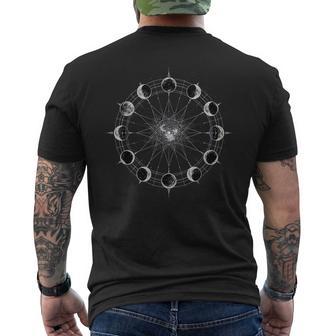 Moon Phases And Geometric For Astrology Lovers Men's T-shirt Back Print | Seseable UK
