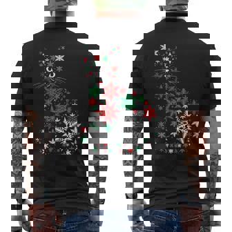 Motif Flocons De Neige Pour Amoureux Des Chats T-shirt imprimé au dos - Cadeauxyz