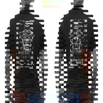 Moto Esqueleto Motero Biker Motociclista Motocicleta Camiseta Hombre Estampado Espalda - Regaloses