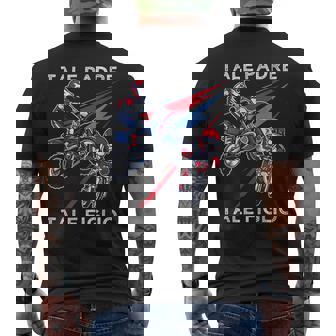 Motocross Papà Figlio Padre Enduro Moto T-shirt da uomo con stampa posteriore - Novitaregali