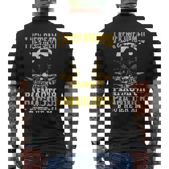 Motor Paraglider Paramotor Super Sexy Paramotor Paraglider Men's Back Print T-Shirt | Mazezy