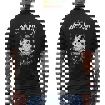 Motorhedge Heavy Metal Hedgehog Hedgehog Tank Top Men's Back Print T-Shirt | Mazezy