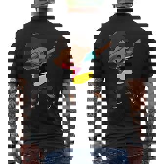 Mozambique Dab Men's Back Print T-Shirt | Mazezy