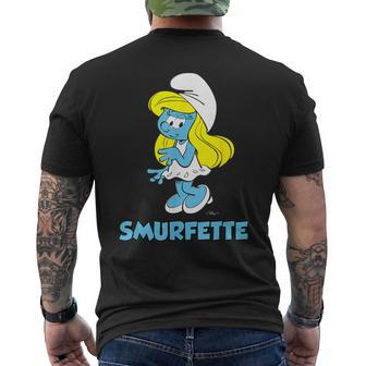 Themurfs La Puffetta Dei Puffi T-shirt da uomo con stampa posteriore - Novitaregali