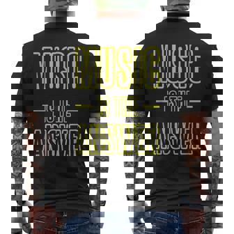 Music Is The Answer Pour Amateur De Musique T-shirt imprimé au dos - Cadeauxyz