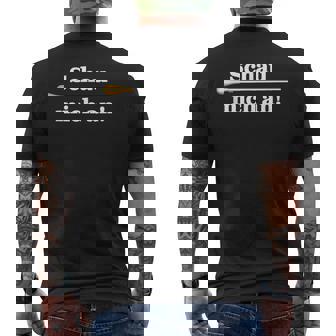 Music Conductor Humor For German Musical Director Men's Back Print T-Shirt | Mazezy