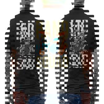 Music Ensemble Squad Instrumental Conductor Band Director Men's Back Print T-Shirt | Mazezy