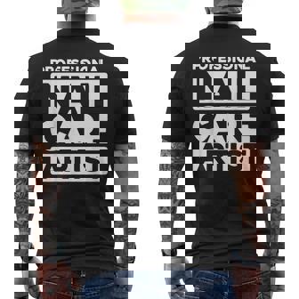 Nail Art Care Manicure Nail Technician Men's Back Print T-Shirt | Mazezy