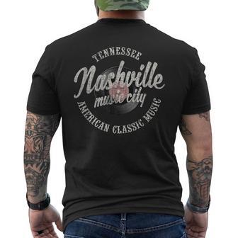 Nashville Music Cityinyleintage T-shirt imprimé au dos - Cadeauxyz