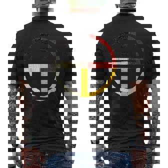 Native American Indian Medicine Wheel Men's T-shirt Back Print | Mazezy