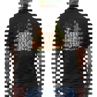 Naughty List Cat Christmas I Regret Nothing Santa Cat Xmas Men's Back Print T-Shirt | Mazezy