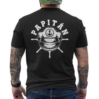 Navegación Divertido Capitán Del Buque Papitán Barcos Camiseta Hombre Estampado Espalda - Regaloses