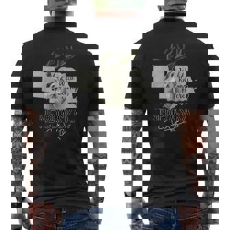 Nebraska Antelope Wild Belongs Here State Tshirt Men's Back Print T-Shirt | Mazezy