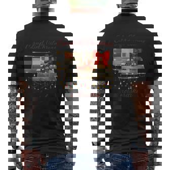 Nebraska Holiday Christmas Tshirt Men's Back Print T-Shirt | Mazezy