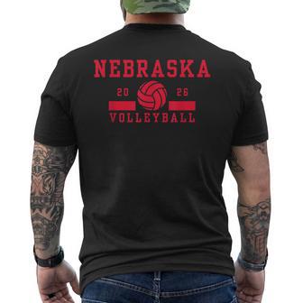 Nebraskaoleibol 2026 Jugador Del Equipo Camiseta Hombre Estampado Espalda - Regaloses