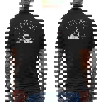 Necessità Diita Divertente Libri Gatti E Caffè Amante T-shirt da uomo con stampa posteriore - Novitaregali