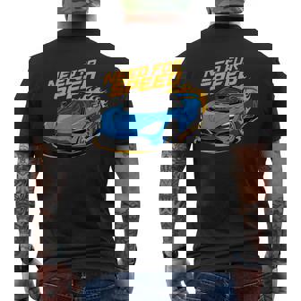 Need Forpeed Diseño Gráfico De Coche Deportivo De Alto Octanaje Camiseta Hombre Estampado Espalda - Regaloses
