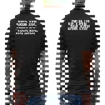 I Need A Hug From A Baddie Men's T-shirt Back Print - Monsterry