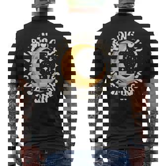 Nerding Out Over Shadows Eclipse Geek Fun Men's Back Print T-Shirt | Mazezy