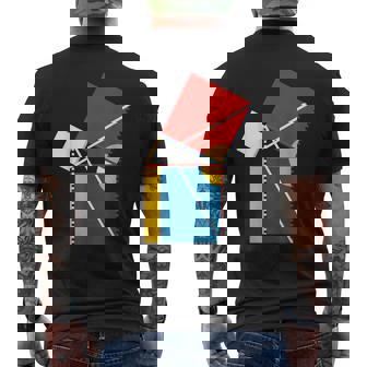 Nerdy Byrne's ピタゴラスの定理 幾何学 数学教師 Wt メンズTシャツ バックプリント - Kawaiitshirt