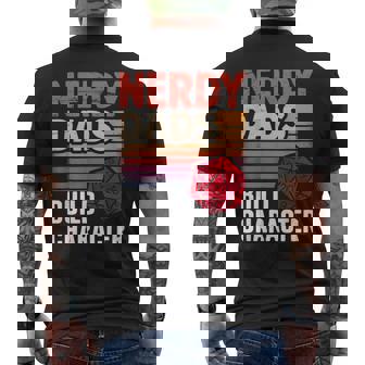 Nerdy Dad Role Playing Gamer RPG Master D20 RPG Gamer Men's Back Print T-Shirt | Mazezy