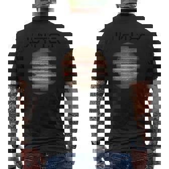 Nerdy Jupiter 天文学 科学惑星 太陽系 事実 B メンズTシャツ バックプリント - Kawaiitshirt