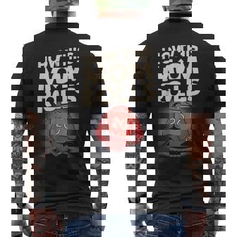 Nerdy Mom Role Playing Gamer RPG Master D20 RPG Gamer Men's Back Print T-Shirt | Mazezy