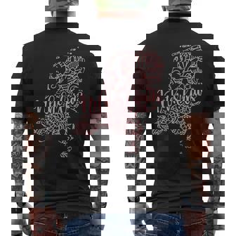 Netherlands Mandala Map State Country USA Tank Top Men's Back Print T-Shirt | Mazezy