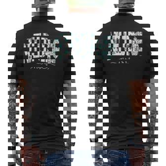 Neuro Nurse Christmas Neuroscience Anatomy Brain Trauma ICU Men's Back Print T-Shirt | Mazezy