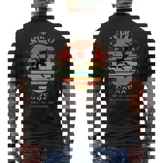 Neutral Good Doing Right Thing Vintage Rpg Player Gamer Men's T-shirt Back Print - Thegiftio