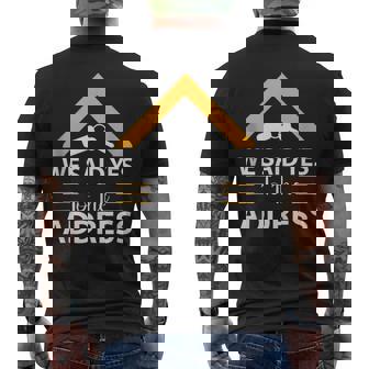 New Homeowner Housewarming Neighbor Realtor New House Tank Top Men's Back Print T-Shirt | Mazezy