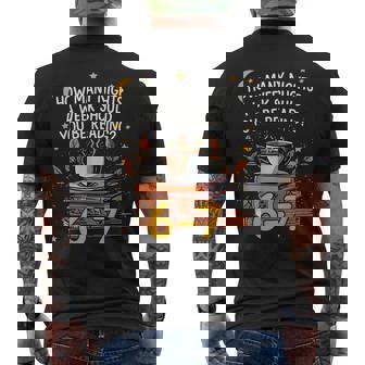 How Many Nights A Week Should You Be Reading 6 7 Librarian Men's T-shirt Back Print | Seseable CA