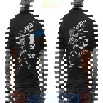 Niños 5 Cumpleaños Dabbing Esqueleto Regalo De Cinco Años Niños Camiseta Hombre Estampado Espalda - Regaloses