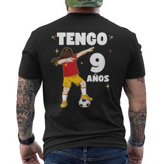 Niños Cumpleaños 9 Años Niña Fútbol Camiseta Hombre Estampado Espalda - Regaloses