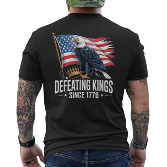 No Kings Protest Sign We The People Men's T-shirt Back Print - Monsterry