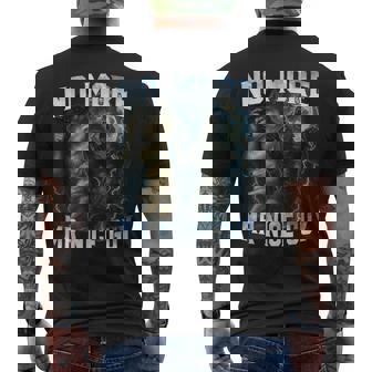 No More Mr Nice Guy Alpha Wolves Meme Alpha Male Wolf Men's Back Print T-Shirt | Mazezy