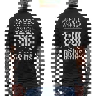 No Puedes Asustarme Tengo Dos Hijas Para Mamá Y Papá Camiseta Hombre Estampado Espalda - Regaloses