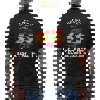 No Puedo Tengo Kárate Karate Artes Marciales Niño Divertido Camiseta Hombre Estampado Espalda - Regaloses