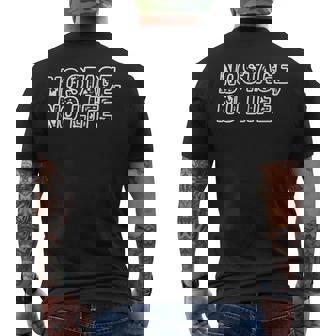 No Stage No Life Theatre Musical Actor Actress Drama Acting Men's Back Print T-Shirt | Mazezy