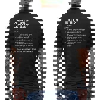 Nona Definition Mother's Day Noun Men's Back Print T-Shirt | Mazezy