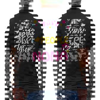 Nona From Grandkids My Favorite People Call Me Nona Men's Back Print T-Shirt | Mazezy