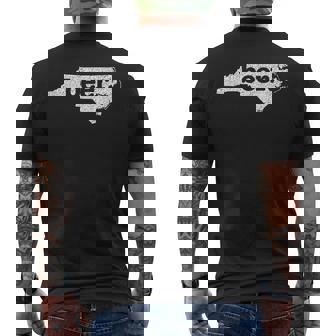 North Carolina Beer Home Love Drink Local Brewer Men's Back Print T-Shirt | Mazezy