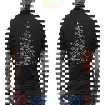 Nudibranch Christmas Tree Sea Slug Ocean Animal Ecology Men's Back Print T-Shirt | Mazezy