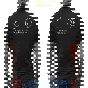 Número Pi Más Fácil Que Calcular La Definición Amantes De Las Matemáticas Camiseta Hombre Estampado Espalda - Regaloses