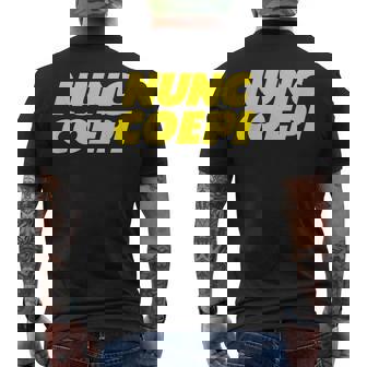 Nunc Coepi Now I Begin メンズTシャツ バックプリント - Kawaiitshirt